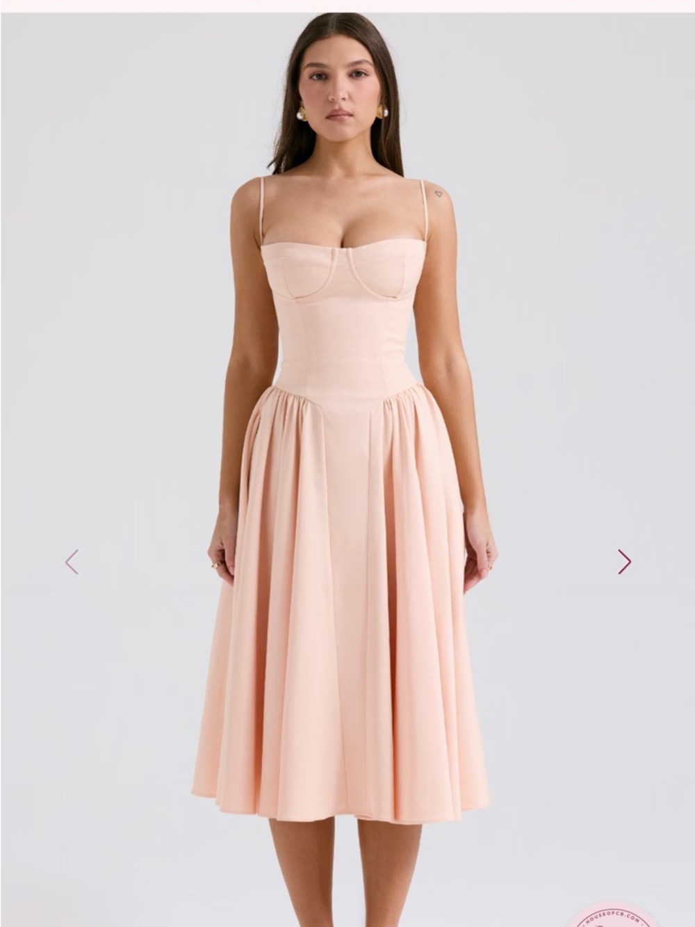 House of CB Samaria Corset Midi Dress Size Small. Plus Cup. New with tags !